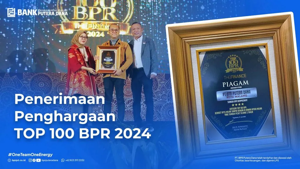Penerimaan Penghargaan TOP 100 BPR 2024