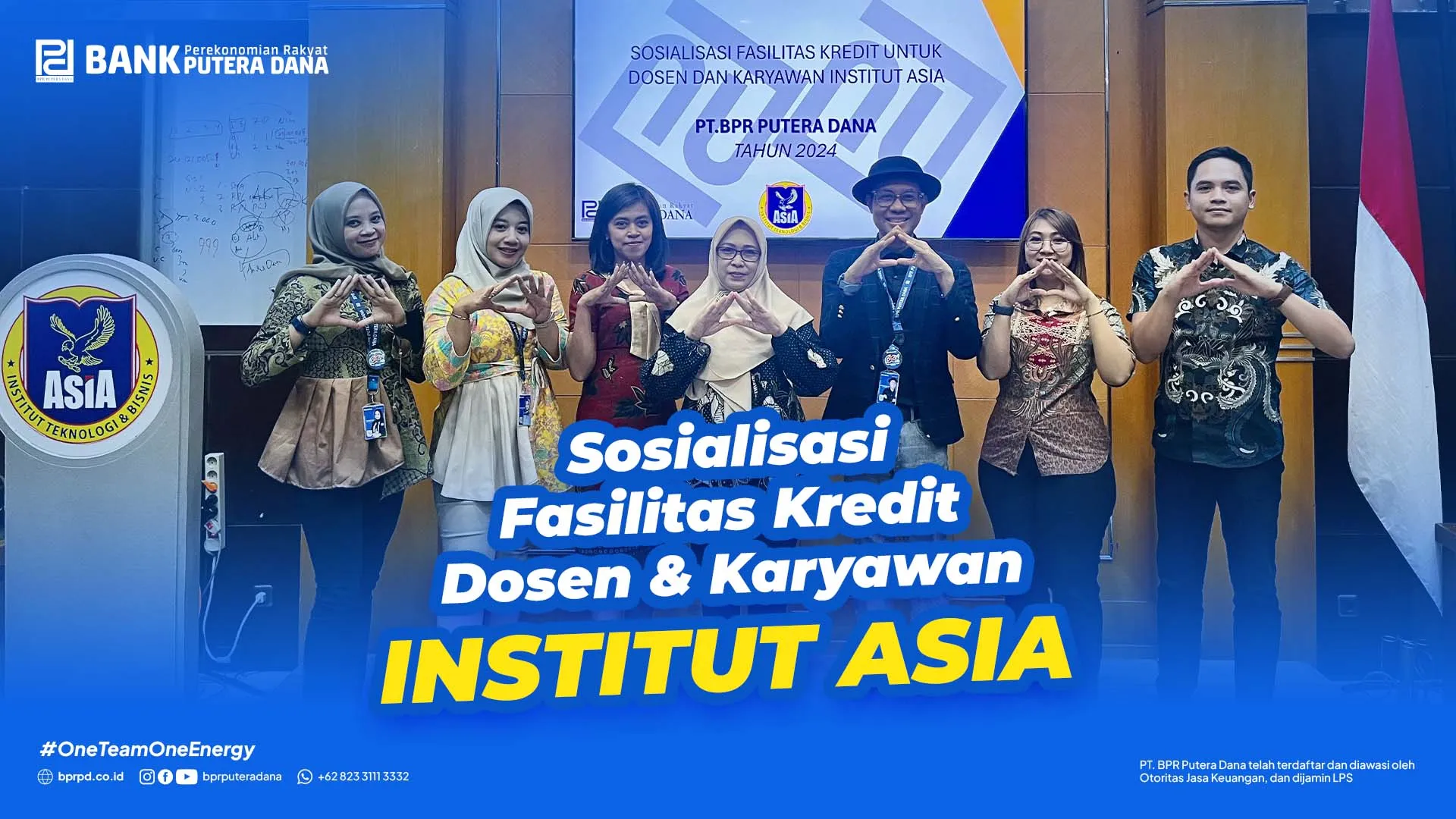 LITERASI & SOSIALISASI FASILITAS KREDIT DOSEN & KARYAWAN INSTITUT ASIA