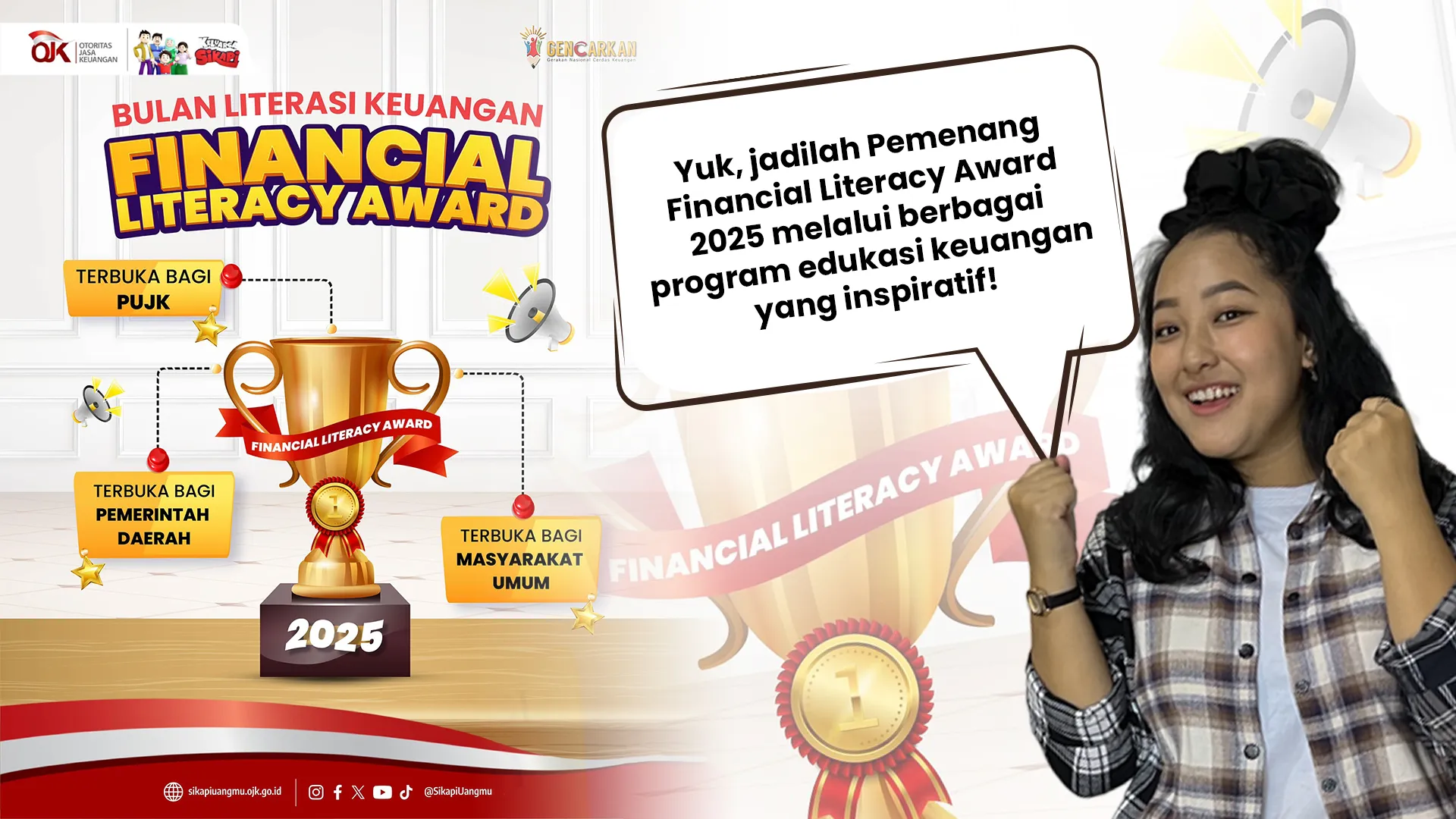 🏅 FINANCIAL LITERACY AWARD 2025🏅 | Sikapiuangmu | OJK PEDULI