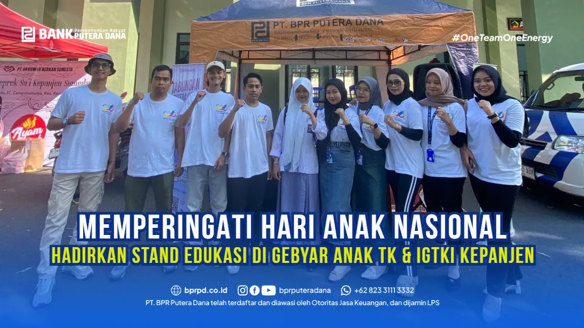 Memperingati Hari Anak Nasional, BPR PUTERA DANA Hadirkan Stand Edukasi di Gebyar Anak TK & IGTKI Kepanjen