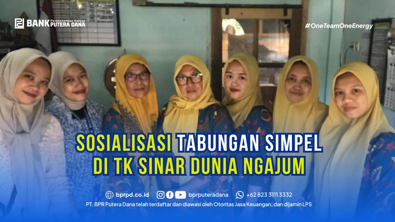 BPR Putera Dana Sosialisasikan Tabungan SIMPEL di TK Sinar Dunia Ngajum