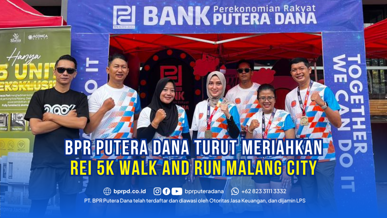 BPR Putera Dana Turut Meriahkan REI 5K Walk and Run Malang City