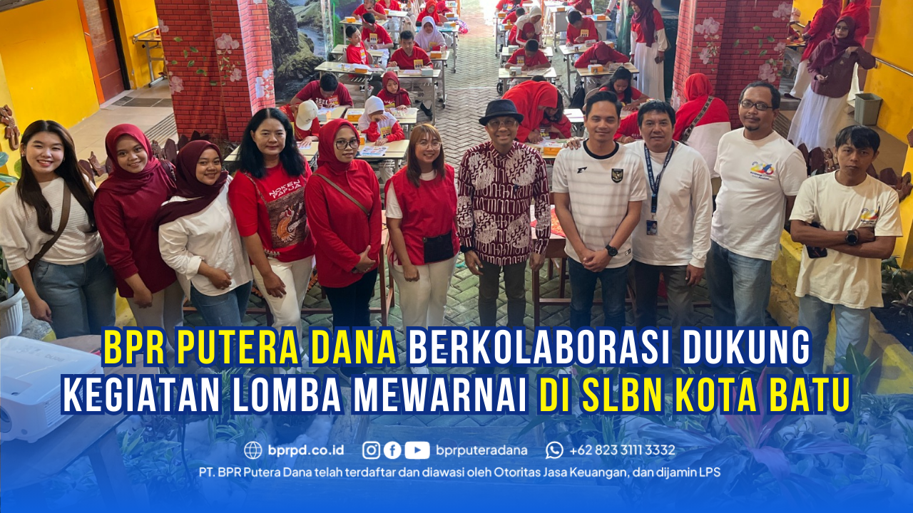 BPR Putera Dana Berkolaborasi Dukung Kegiatan Lomba Mewarnai di SLBN Kota Batu