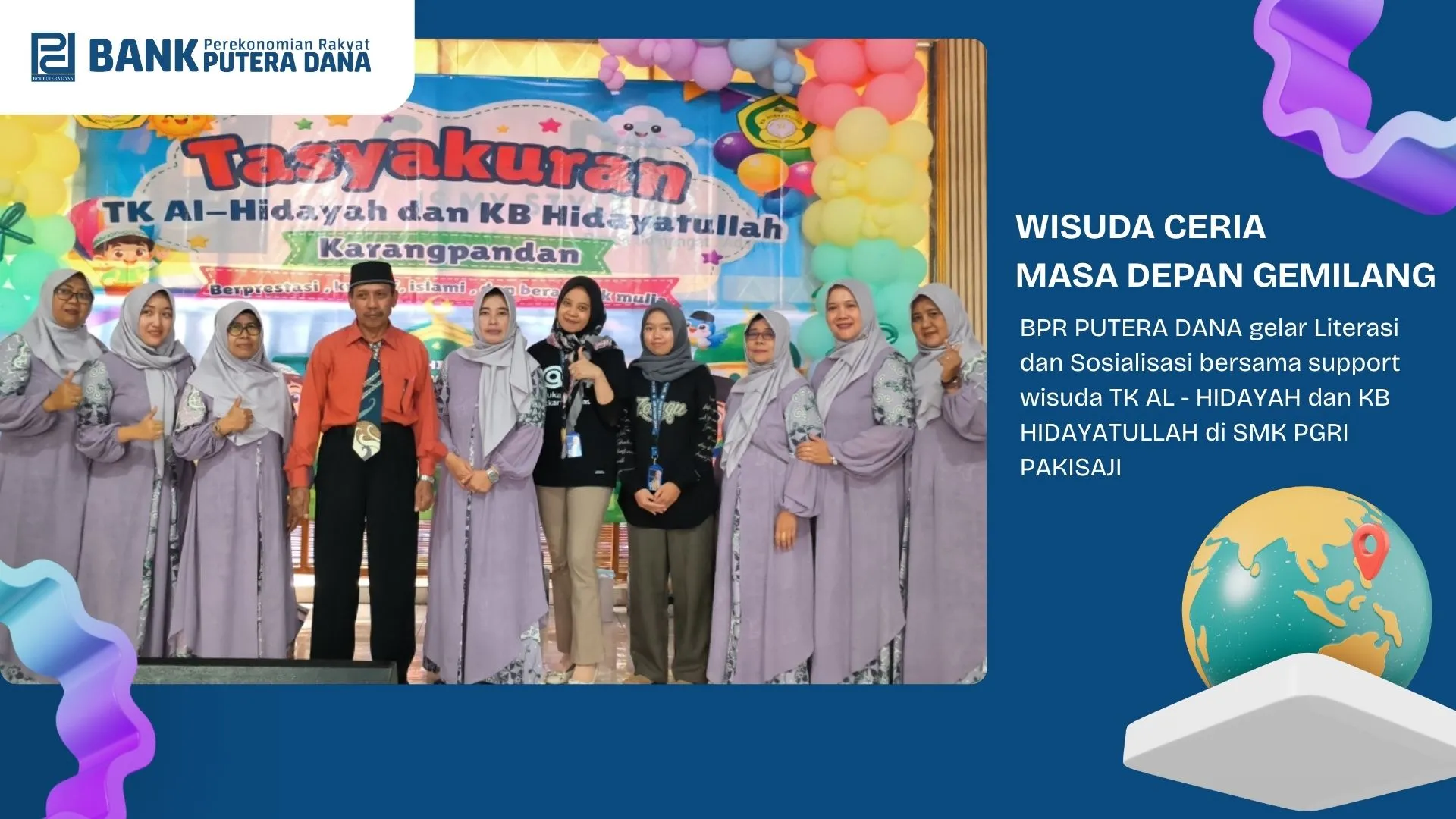 Wisuda Ceria Masa Depan Gemilang