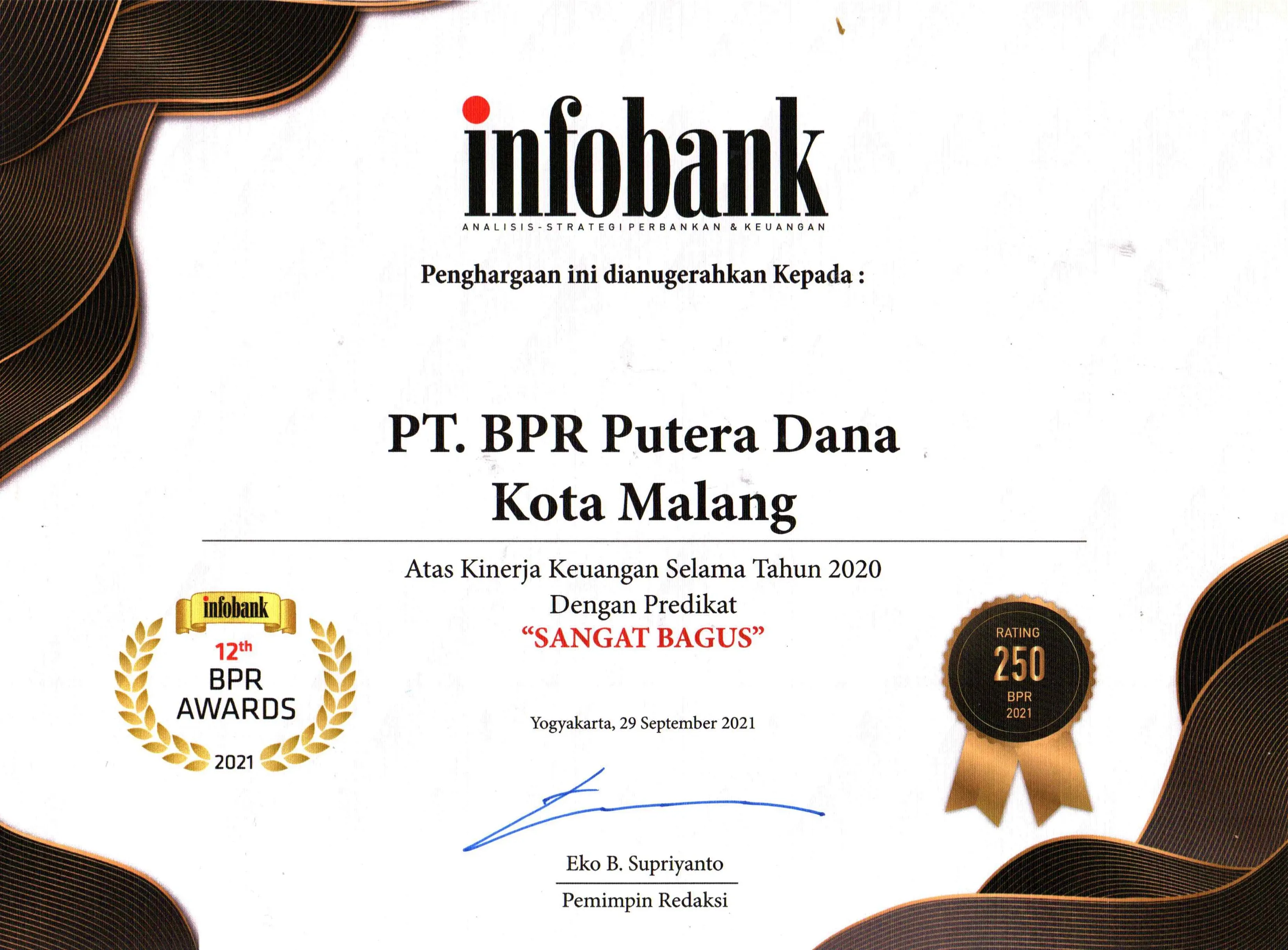 Infobank 2021: Pengakuan atas Kinerja dan Kepercayaan Publik